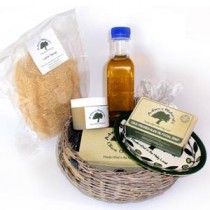Handwoven Gift Basket – Our Olive Assortment                                          